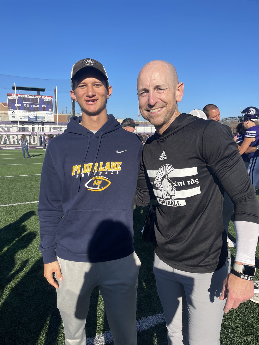 dylan_hanson16's tweet photo. Thank you @WinonaState_FB for hosting an amazing game day visit‼️@Coach_Bergy @IsaacFruechte14 @plhsfootball @PLFBCoachG https://t.co/txmmqyCfYj