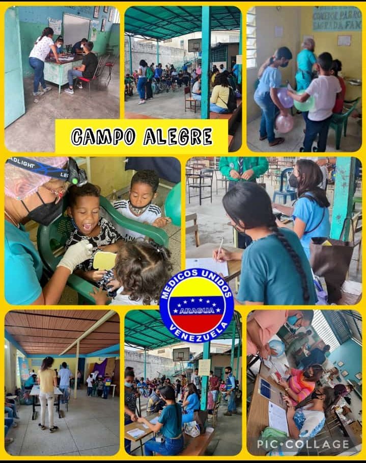 MUVaragua's tweet photo. Jornada de asistencia en salud en la comunidad de Campo Alegre, parroquia Casanova Godoy #Maracay Escuela APEP Nuestra Señora de Lourdes. Fueron realizadas 476 consultas; Medicina Gral, Med Interna, Pediatría, Cardiología, Traumatología, Fisiatría, ORL, Ginecología y Obstetricia https://t.co/XMKNRCl7lB