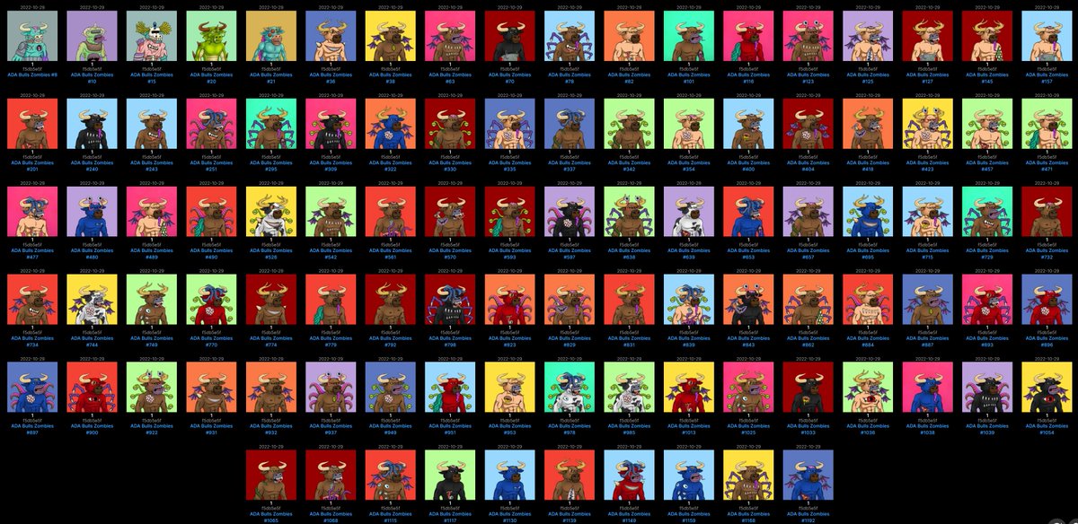 Let me Show My New <a href="/adabullsclub/">Ada Bulls Club</a> Zombie🦠 Collections! 🚀🚀🚀

Tomorrow Public Sales Go on

📆 Now AdaBullsClub &amp; AdaBulls Army Holders Mint

📆 30th October Public mint, Mint price 20 $ADA per NFT - starting at 6 PM UTC

#CNFT #CNFTs #CNFTCommunity #NFT #NFTs #CNFTProject