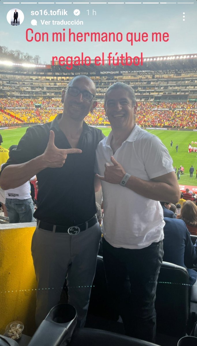 nandefranja's tweet photo. Leyendas del #Olimpia presentes en la final de #Libertadores en Guayaquil. 

Imágenes que compartió Sergio Orteman en su cuenta de Instagram. https://t.co/G2AJ8ZzI9w