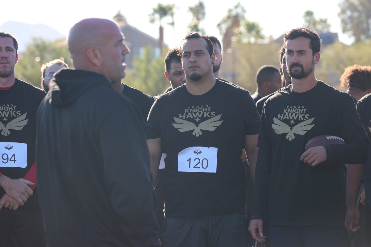 KnightHawksIFL's tweet photo. Successful tryouts: ✅ https://t.co/gJXcmMF7ec