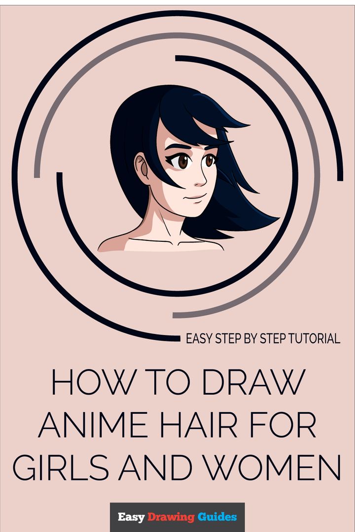 How to Draw Anime Hair - Easy Drawing Tutorial For Kids