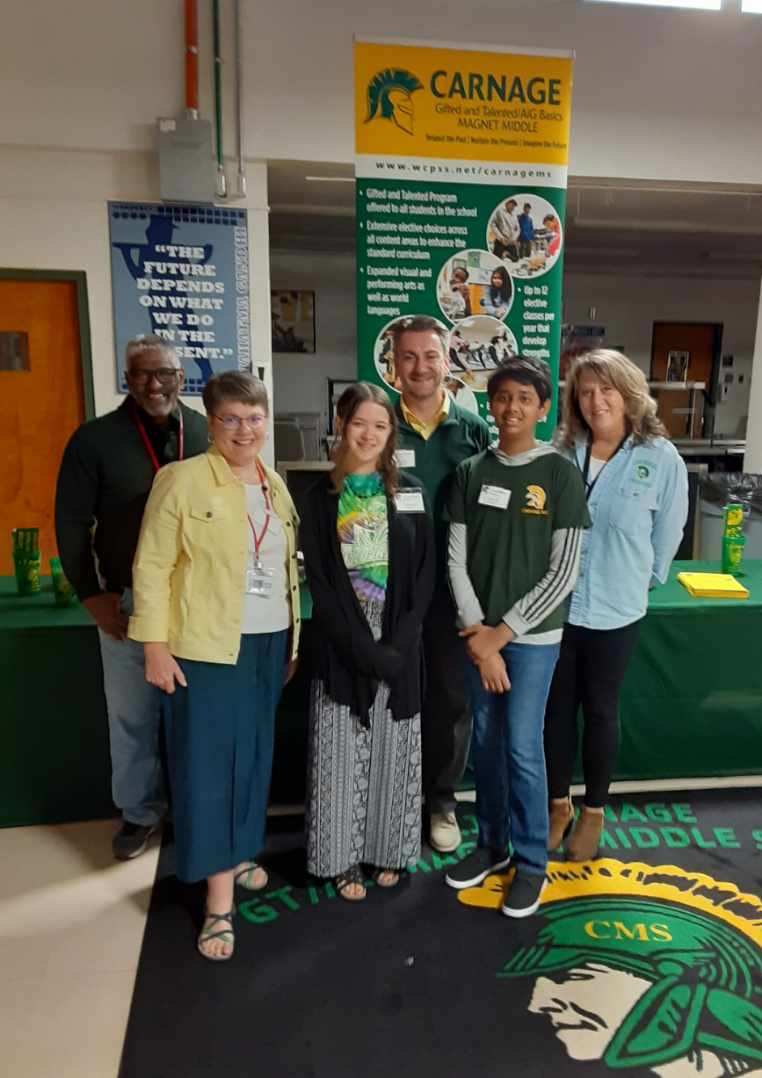 CarnageMagnetMS's tweet photo. Thank you to all the families who came to the WCPSS Magnet Fair today and visited with us. The magnet application window is open! https://t.co/Os4MSNUrFm