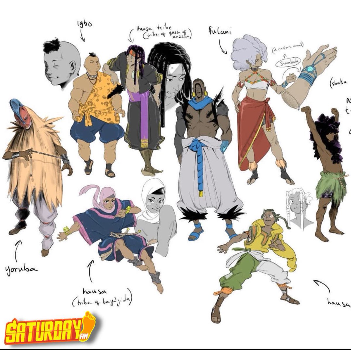 Saturday_am's tweet photo. ORISHA is an all African shonen with a following thanks to the wonderful work of zayf_illustrations. Read an all-new short story in our graphic novel anthology, SATURDAY AM ANNUAL 2023 from @saturday_am x @quartokids now! BUY IT from stores TODAY! Info-
https://t.co/xK6NockZ96 https://t.co/V8SEyJ0B37