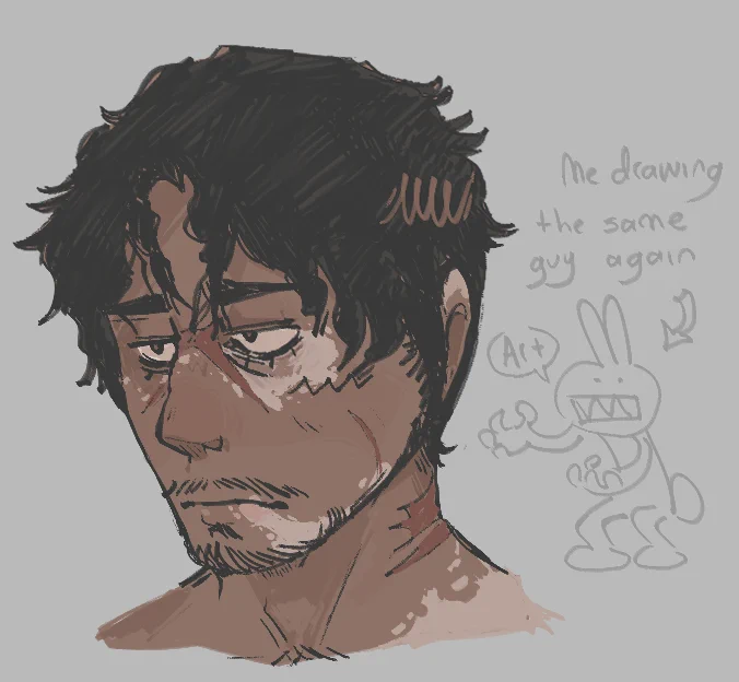 [ valorant cypher ]Someone stop me from drawing the same guy all the time(this is a trick request, you can't stop me) 
