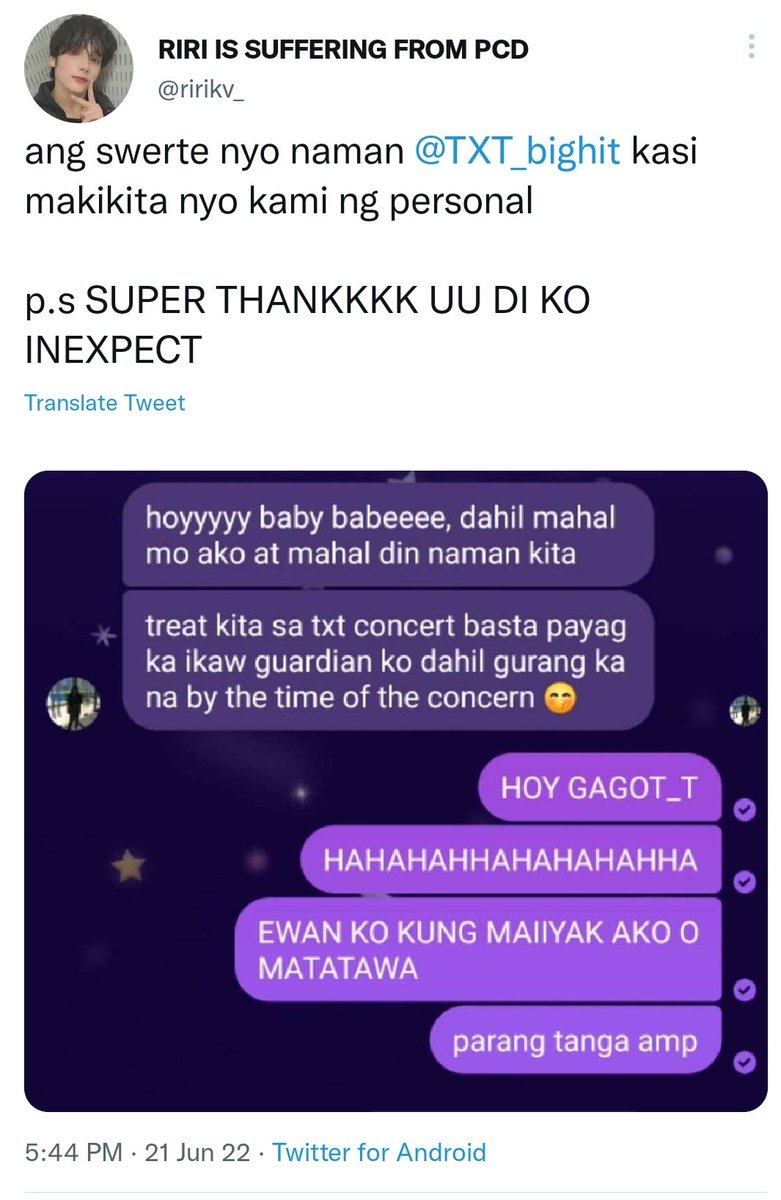 ririkv_'s tweet photo. after 3 years, i got the chance to see my ot5. 3 months ago after releasing the news of ACT: LOVESICK my bestfriend messaged me, telling that we're able to watch TXT's first ever f2f concert.

#ACTLOVESICKinMANILA_Day2 https://t.co/szTtwGeoBo