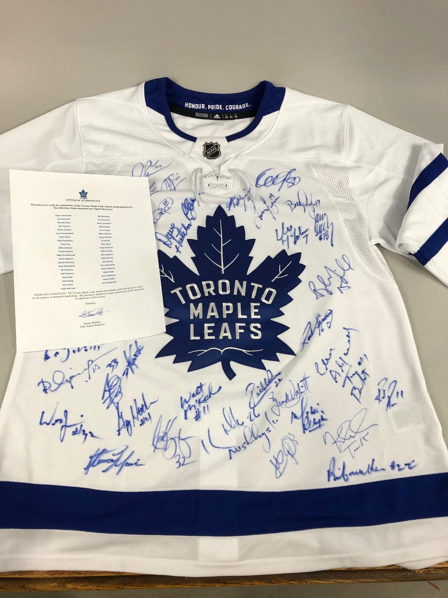ShackletonsREAS's tweet image. Toronto Maple Leaf Alumni Signed &amp;amp; Authenticated @MapleLeafs Jersey 🏒 Includes a Full Authenticated List of the Players who have Signed the Jersey

Bid Now at shackletons.hibid.com/auctions/

#TorontoMapleLeafs #CharityAuction #StratfordPerthMuseum #SignedJersey #TorontoMapleLeafAlumni