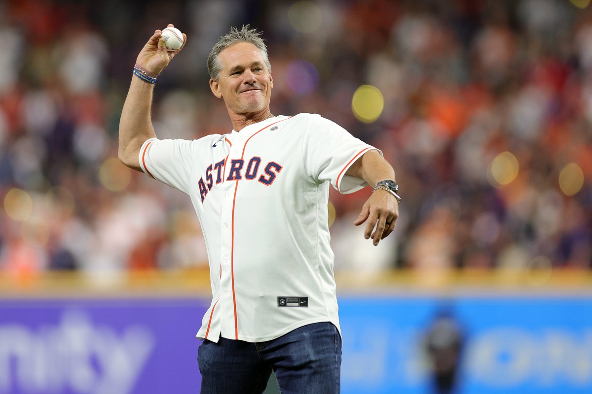 FOX Sports: MLB on X: Houston @astros legends Craig Biggio and