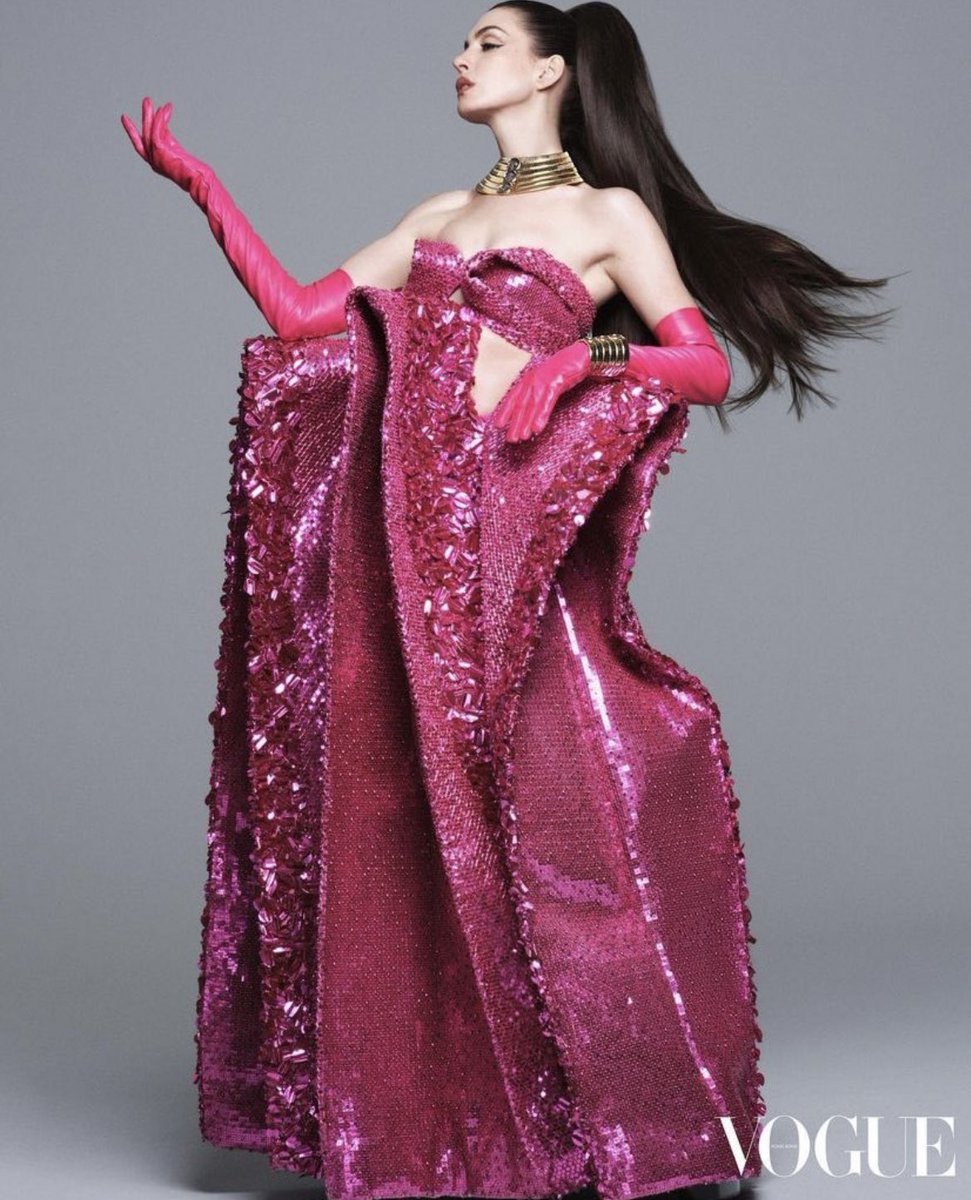 anne hathaway for vogue hong kong