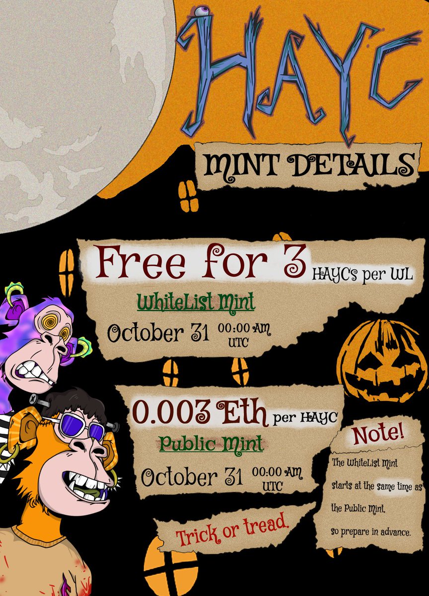 Halloween Ape Yacht Club tweet media