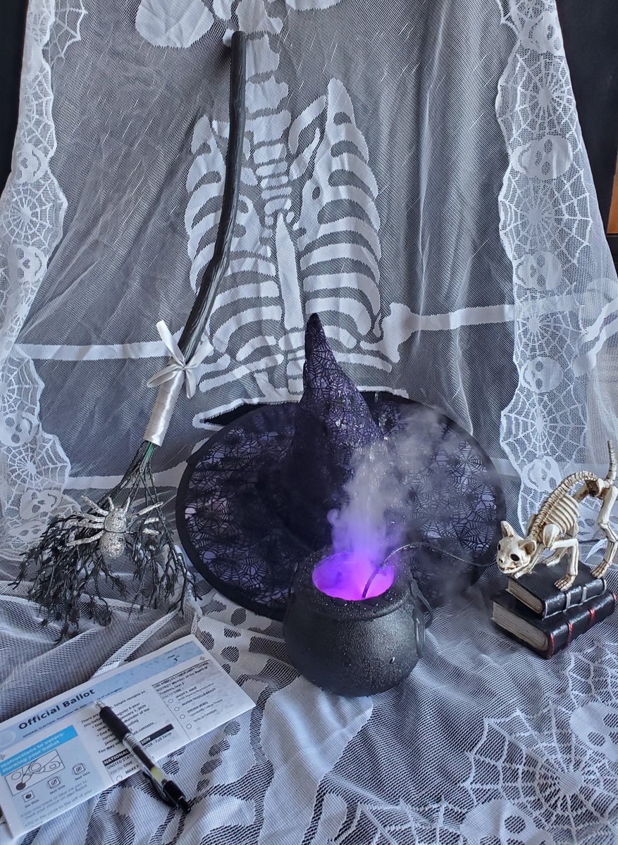 Before you grab your hat and broom and head out for a wild Saturday night...sit for a spell and fill out your ballot!
#Halloween #gotv #ballot #election #Election2022 #yourvotematters