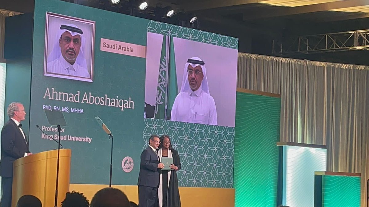 الحمد لله من قبل وبعد . استلمت اليوم الزمالة الامريكية في التمريض كأول سعودي بواشنطن الولايات المتحدة الامريكية . 
Thanks Allah . Today I become officially fellow of American Academy of Nirsing . ( FAAN) . DC. USA .
 <a href="/_KSU/">جامعة الملك سعود</a> <a href="/ksu_nur_f/">كلية التمريض</a> <a href="/DrAlghamdi_M/">Mohammed Alghamdi</a> @ProfMustafaB @Ibra_balhar