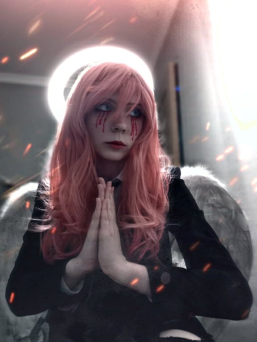 shinaga_va's tweet photo. Настроение сегодня: Ангел
#chainsawman #cosplay https://t.co/VuSdg96zzD