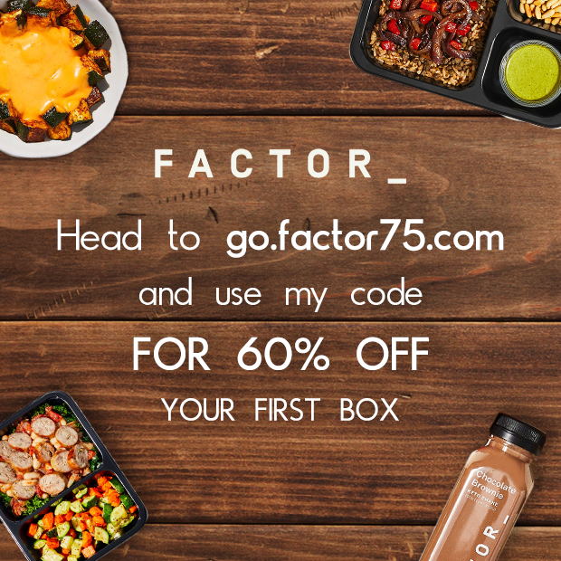 If you're still hungry from my last post ;) and want some food delivered to your door then go to go.factor75.com and use code FACTORSE7132 for 60% off your first box at strms.net/factor75_quant… #sponsored <a href="/factormeals/">Factor _</a>
