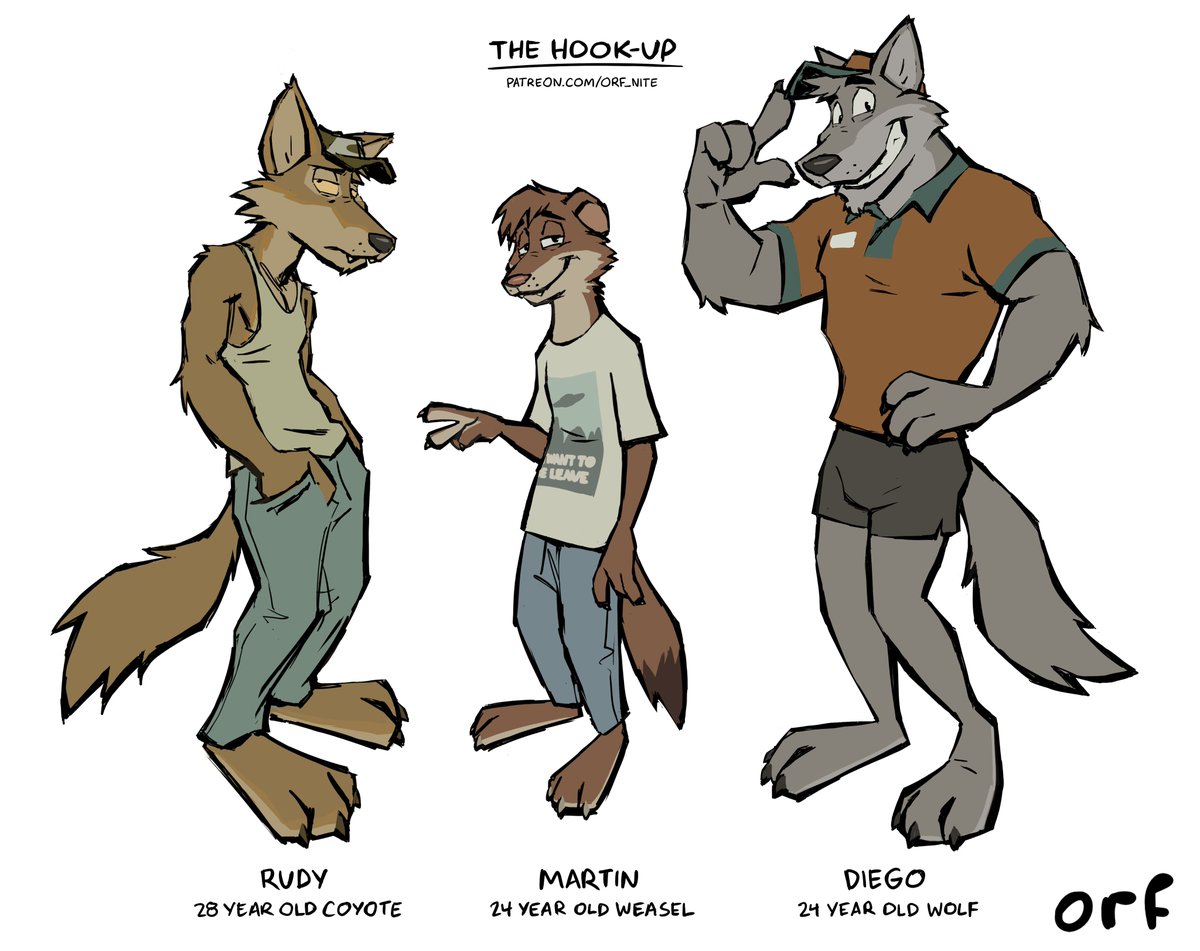 Character Comicdesigns Character designs for my first larger comic project!
