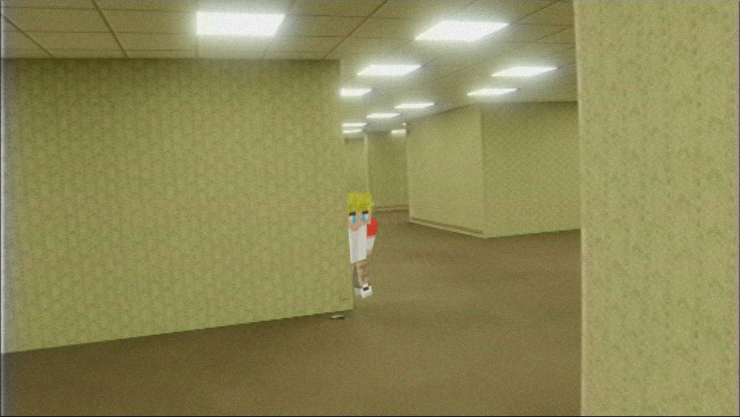 witommyinnit's tweet photo. Today, Tommy is in the Backrooms… he‘s looking a lil lonely though, don’tcha think? https://t.co/faVgg2Yixc