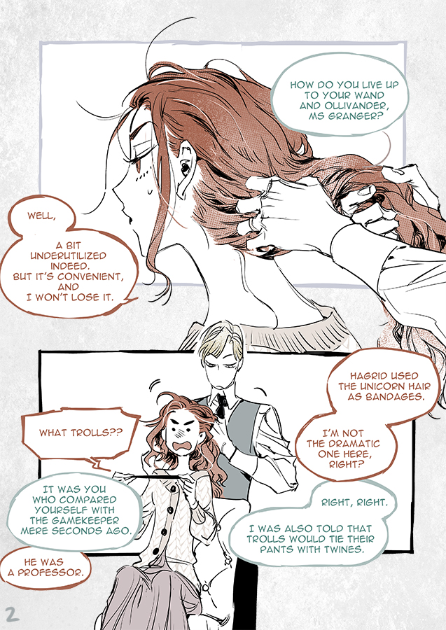 Post-marriage 13 #Dramione 
An ulterior motive✨
-
Translation into English Cr: Ang3_N &amp; AkaneC
<a href="/AkaneCHQ/">Akane</a> (ao3 ID:AkaneC)  <a href="/AGryffinclaw/">Ang3_N | gryffinclaw</a> (ao3 ID:Ang3_N)
①