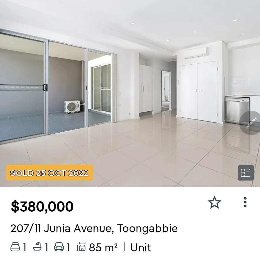 ParraPower on Twitter "1/1/1 unit in Toongabbie sold for 380,000