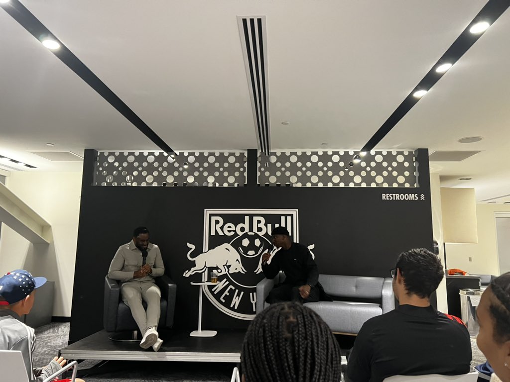 @CounterAttackHQ event was an amazing experience. Plenty of discourse, insight, and laughs! Check it out when you can. 

Btw, @DapoCeo and @DruYearwood are fully @Torcida_96! 💪🏽💯 #CounterAttackPodcast #NY96 #Podcasts #RBNY