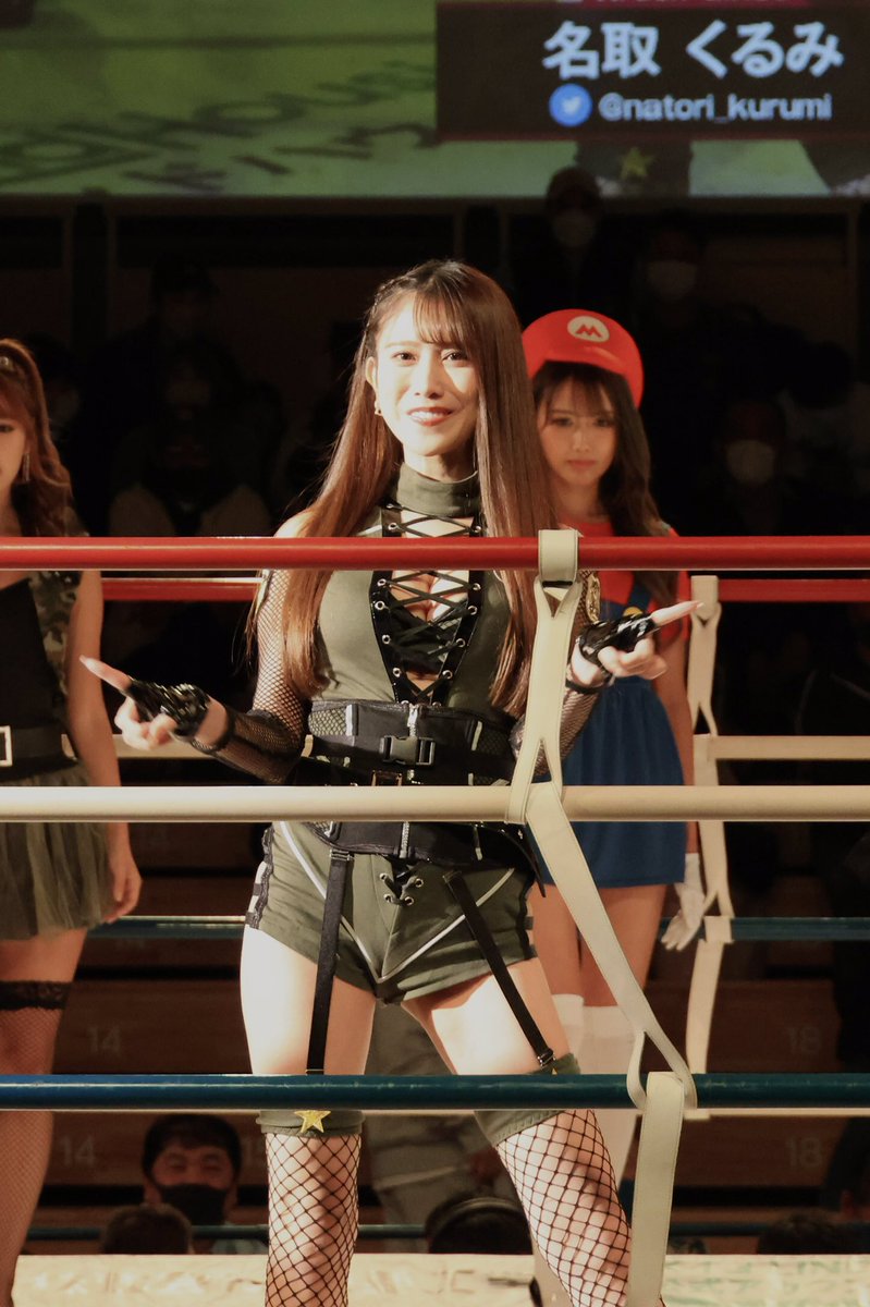 kenken_cb1300sb's tweet photo. 名取くるみチャン@natori_kurumi 何のコスなのかオッサンには❓❓❓🤔
メインマッチをオマージュした闘う女系⁉️🤔🤔🤔
#Krush142 https://t.co/cYRaTHyG9X