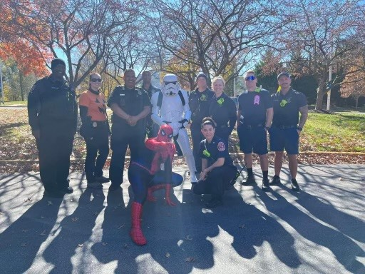 🚒🚓It's the last weekend before Halloween! Looking for some costume inspiration? 😀 Have a safe and Happy Halloween from your friends @mcfrs and @MCPDnews! We had a GREAT time at the Manchester Farms Annual Halloween Party! #community