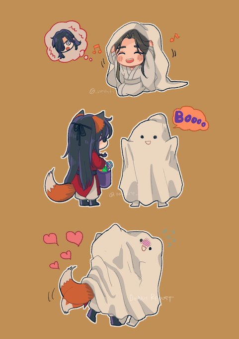 「2人の男性 ghost costume」のTwitter画像/イラスト(人気順)