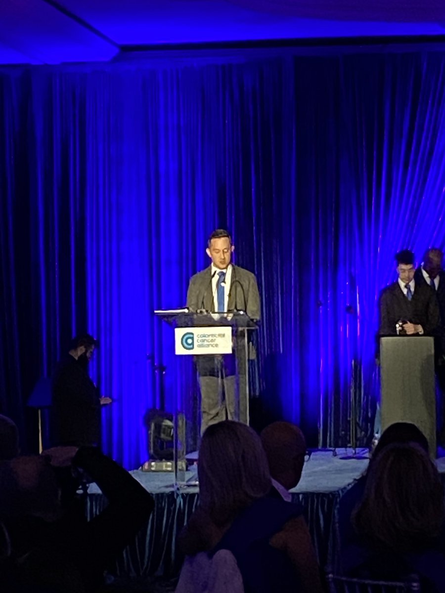 “When I’d be hit with overwhelming scanxiety. The Colorectal Cancer Alliance’s Buddy Program connected me with a two-year survivor named Scott from New York.” -Jeff shares his story of Hope at the #BlueHopeBash. Learn more about our support programs: bit.ly/AllianceSupport