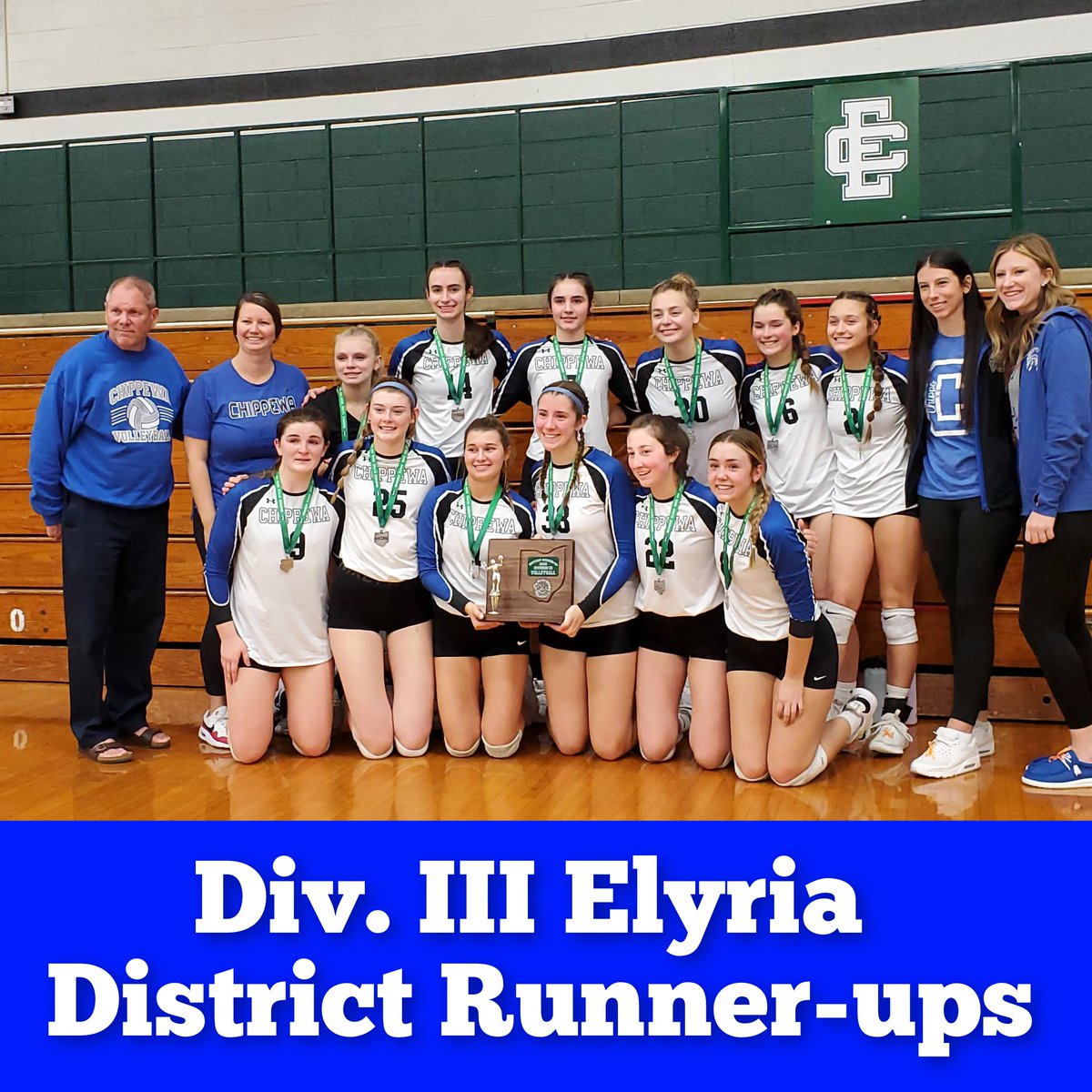 VB: Congrats Chippewa volleyball on an incredible year!! I know it didn't end the way you wanted, but by the number of people present, you made your school and community proud! You also put Chipps Volleyball on the map!! Congrats ladies and coaching staff!! #TDR #Respect