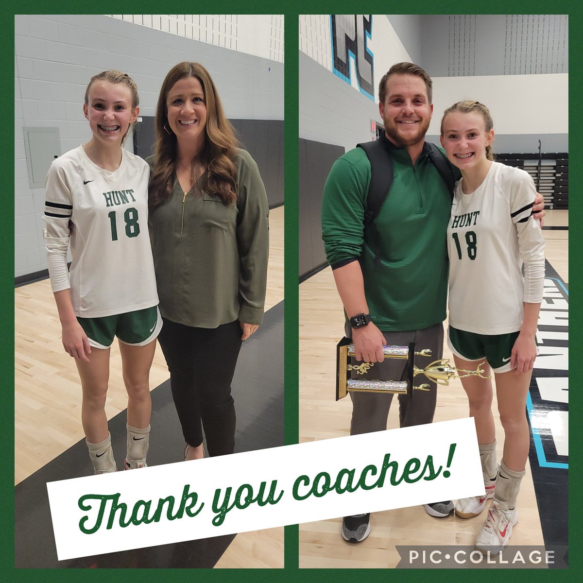 Thank you <a href="/laurenwielgus15/">Lauren Wielgus</a> and <a href="/Koolin_With_K/">Will Klausing</a> for all the time and effort you have given to Natalee and all the girls these last two years! 🏐❤️#timeflies #greatmemories #FISDmadetoshine
<a href="/HuntMiddle/">Hunt Middle School</a> <a href="/Friscoisdsports/">Official Frisco ISD Sports</a>