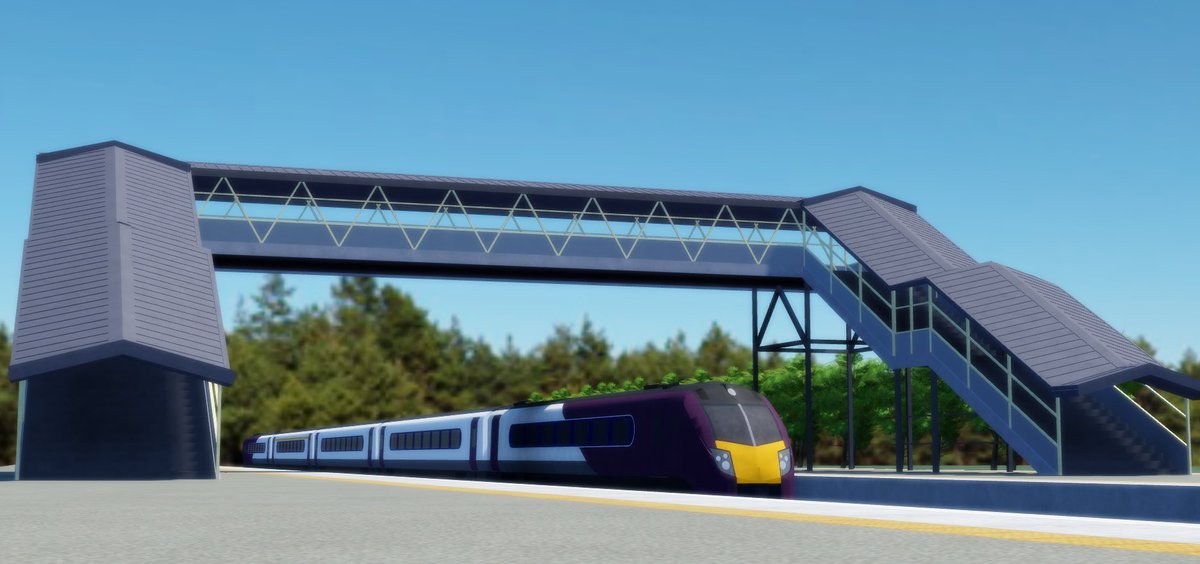 hkg_vhhh's tweet photo. @EastMidRailway @Roblox
"Platform 2 for the 09:32 East Midlands Railway service to London St Pancras, Calling at: Leicester and London St Pancras. This train is form of 5 coaches. First class is located at coach A and F."
#roblox #uktrain #train #emr #RobloxDev #RobloxDevs https://t.co/yqypS2pmW5