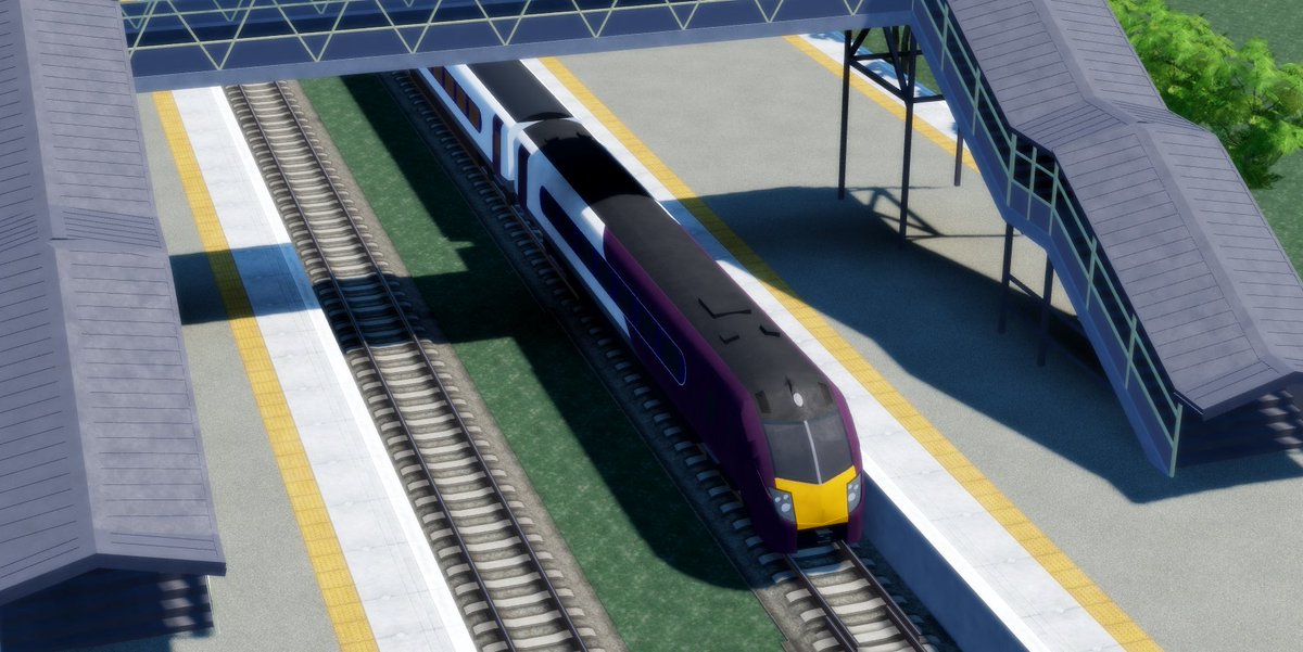 hkg_vhhh's tweet photo. @EastMidRailway @Roblox
"Platform 2 for the 09:32 East Midlands Railway service to London St Pancras, Calling at: Leicester and London St Pancras. This train is form of 5 coaches. First class is located at coach A and F."
#roblox #uktrain #train #emr #RobloxDev #RobloxDevs https://t.co/yqypS2pmW5