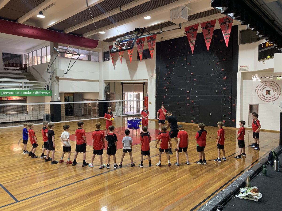 GT_Volleyball's tweet photo. It was fantastic to welcome the newest and youngest members of the #TerraceFamily with trials for our incoming Year 5s for 2023 yesterday at the Campbell Centre https://t.co/UpyhWtOzAk