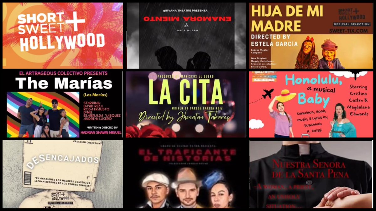 ActorsSlash's tweet photo. 🎭TODAY, Saturday October 29th, 2022. Finals for the #ShortAndSweet #Hollywood #Festival and these are the Latino #ShortPlays, follow by the Open Theater Final &amp; Best of the Fest Gala and Awards Presentation.

Wishing you S/ashers much success.
Break a leg! https://t.co/LSNtwjk70y