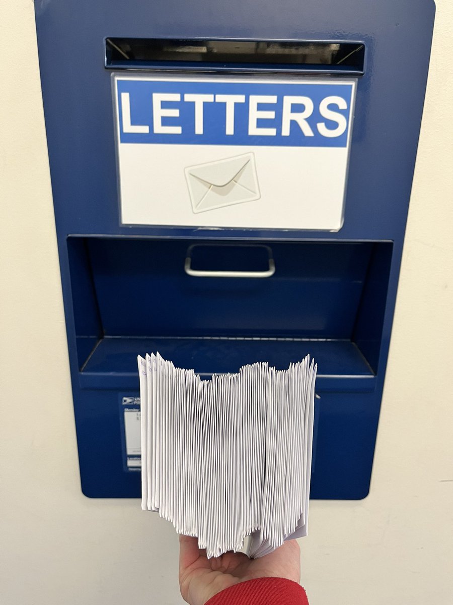 80 letters mailed that I wrote to voters to encourage them to vote! Make sure your voice is heard on November 8! <a href="/votefwd/">Vote Forward</a> #Vote #TheBigSend
