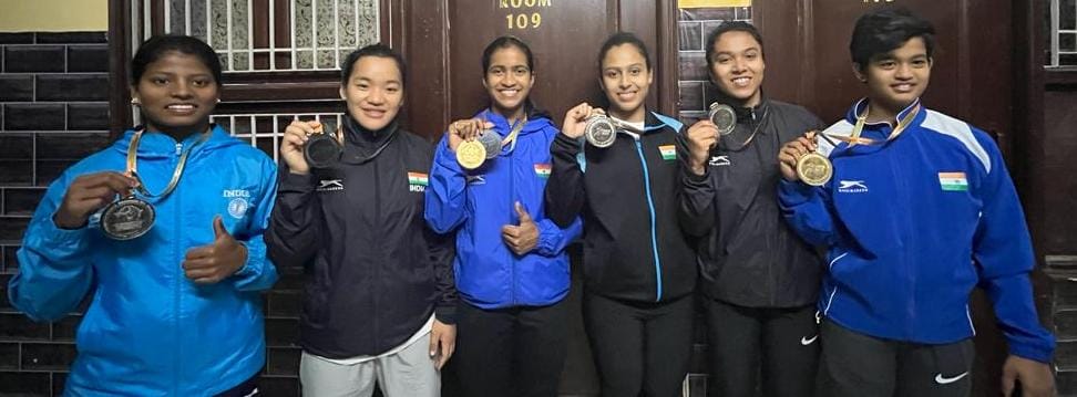 SAI_Patiala's tweet photo. #SAI NCOE Patiala Wt.Lifters won medals in ongoing Khelo India Women Ranking tournament from 26 oct to 2 Nov at Ghaziabad. 
Youth category 
🥇Bhumika Mohite(55kg) lifted 156 kg
Junior &amp; senior category
🥉Boni Mangkhya(55kg) lifted 177kg
🥈🥉Shrabani Das(55kg) lifted 181 kg https://t.co/Y9psaeJCUt