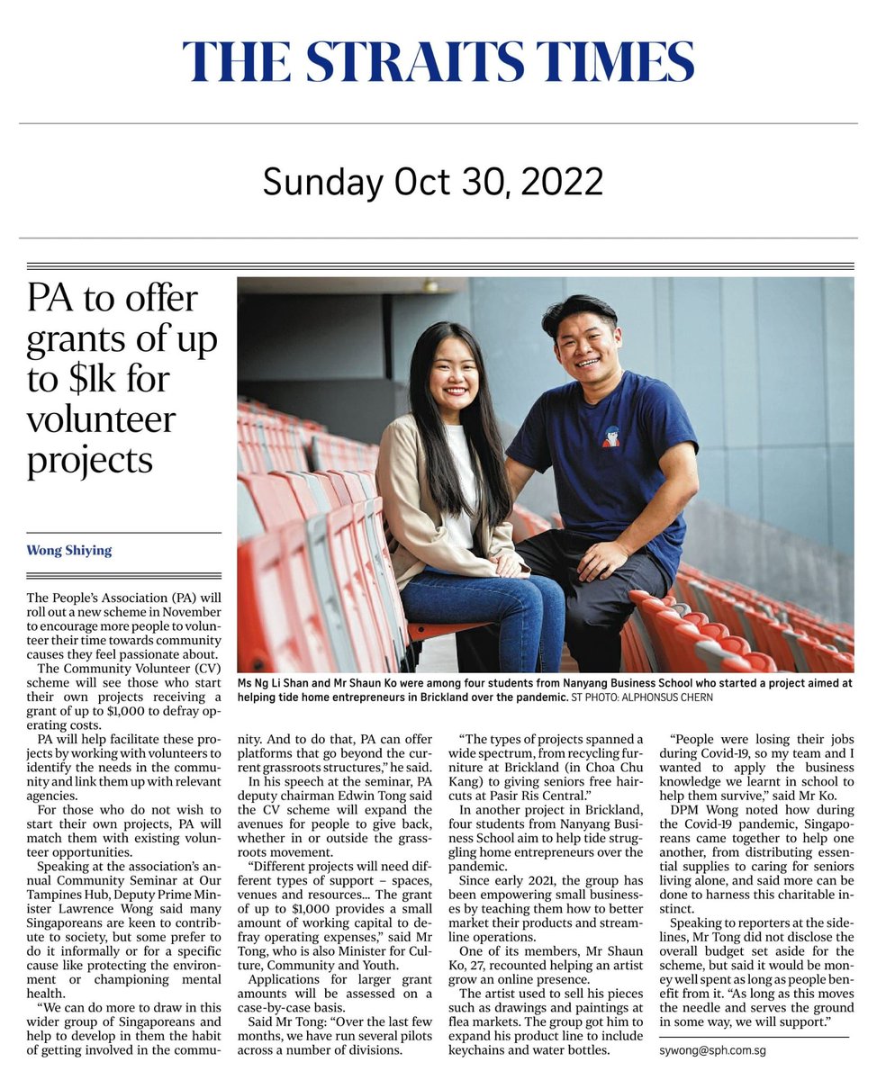 OnlyShauns's tweet image. Got featured in a local newspaper @straits_times !

Do you spot the @pudgypenguins ? 👀🐧