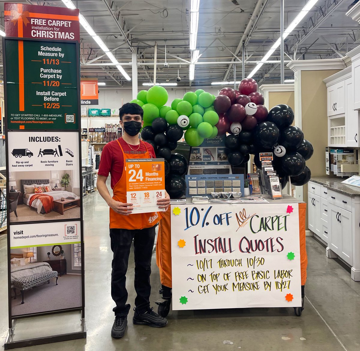 We see you 👀 come down to ceres for all your install needs ! Let us do it for you ! Don’t forget to get your new flooring before the holidays ! 👏🏽