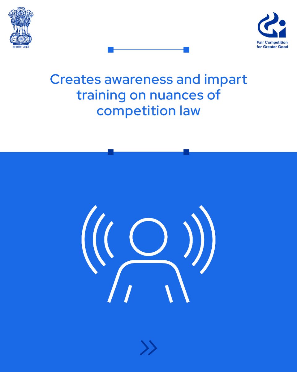 CCI_India's tweet photo. CCI #AdvocacyProgram for proactive outreach and stakeholder engagement to foster a culture of competition, which also helps mitigate a range of competition concerns with compliance & without litigation costs.
#advocacy #competition #compliance #outreach #stakeholders #CCI https://t.co/AFlZ0xpFjN