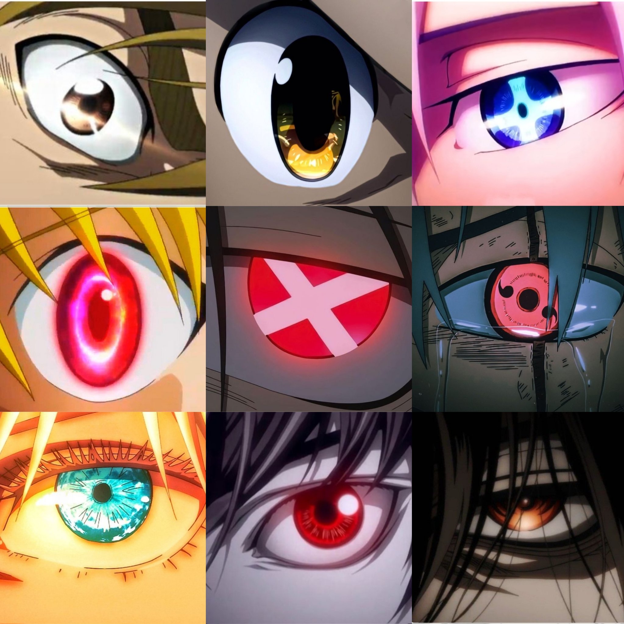 Anime Eye Powers Bracket - BracketFights