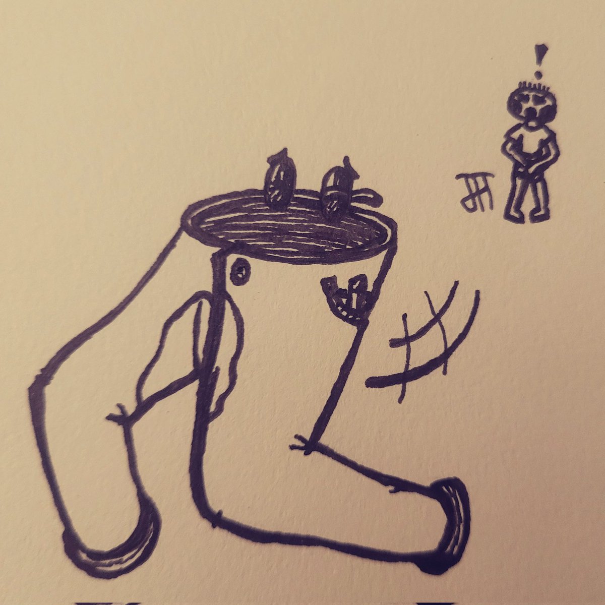 plotDriving_NPC's tweet image. inktober day 29: uh-oh
#inktober #inktober2022