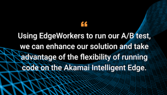Yanivzadok's tweet photo. Interested in A/B testing? Learn the challenges of running A/B tests, and how @Akamai #EdgeWorkers and EdgeKV can help the process. Learn more. #devops https://t.co/PAJb5BehbU https://t.co/2Djt2g4J33