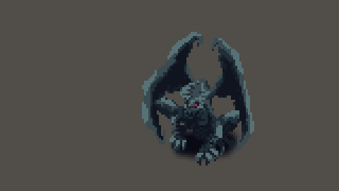 scrabling's tweet photo. Theme today: #gargoyle
#pixel_dailies @Pixel_Dailies https://t.co/E8Rcx8RzuO