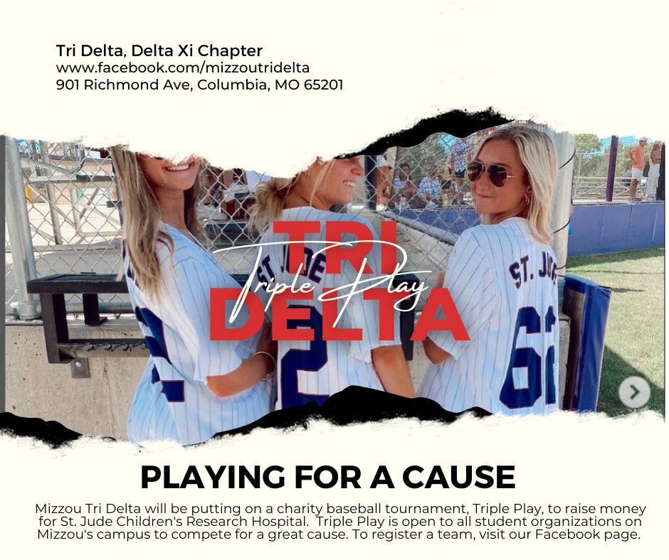 aestoll21's tweet photo. Sharing a Facebook post promoting a local charity baseball fundraiser.
#MissouriMethod #MizzouJSchool https://t.co/96Ob2Qg9KB