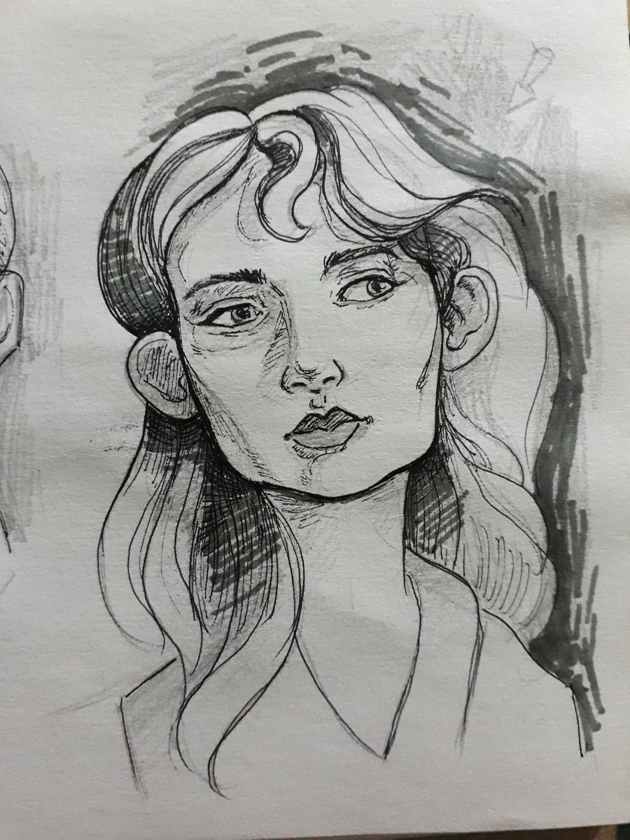 sketch of a rainy night
I think this is the first face I draw this year #sketch