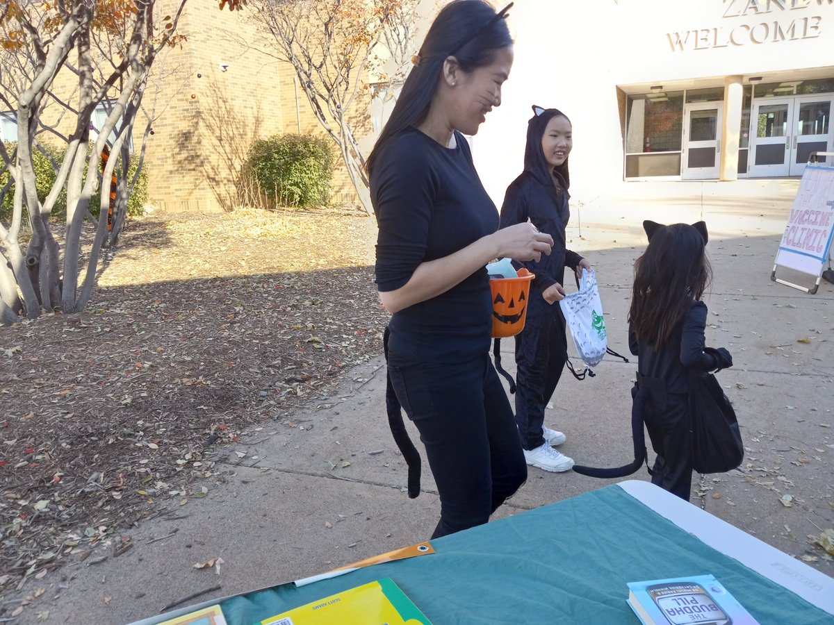 LFCMinnesota's tweet photo. @Legacyfamilycenter is excited to share that it exceeded its goals of giving out children's books. We were visited by a black/white dog, three cats, a butterfly, and a red car to drive them around at the Halloween event in Brooklyn Park. #literacy #Children https://t.co/xRkHLLJ8t1