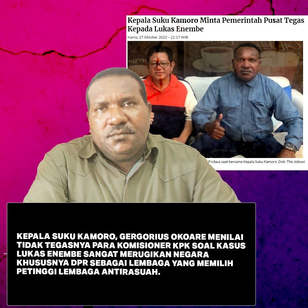 hamdan_fahri's tweet photo. Kepala suku minta pemerintah pusat tegas kepada Lukas
#DramaLukasEnembe https://t.co/eYvUrrwiG1