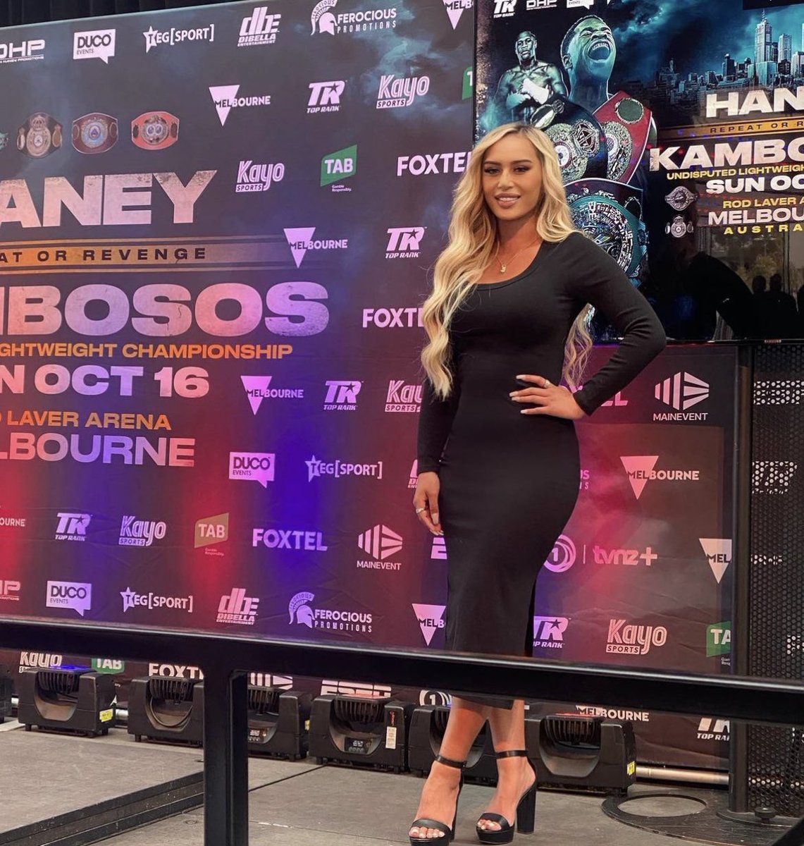 ve_mgmt's tweet photo. It’s been a minute 💃🏽

Our Melbourne ring girls for Kambosos Jr v Haney rematch at @RodLaverArena  bringing the glam ✨

#ringgirls #ringgirlsaus #models #aussiemodel #boxing https://t.co/8YaNJYQxec