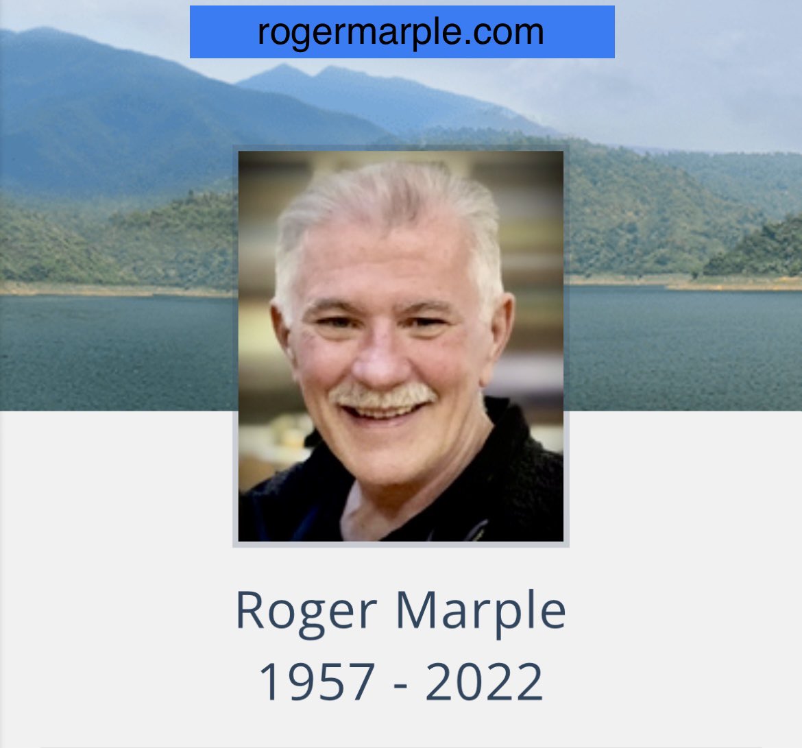 Hello again friends of ROGER MARPLE ♥️

We have an online memorial site for everyone to share more tributes, stories, or photos in one place.

You are welcome to visit and share the site with others.

Any updates will also be posted here:

RogerMarple.com
