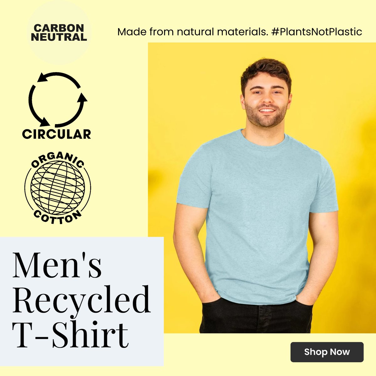 Wiweck's tweet image. RT @NaturalBanyanT: Every product we make is designed to be sent back to us when it is worn out, and we make new products. This circular t-shirt is made with that organic material - it's not plastic.

Check it out bit.ly/NBTRemTeeM

#circularfashi…