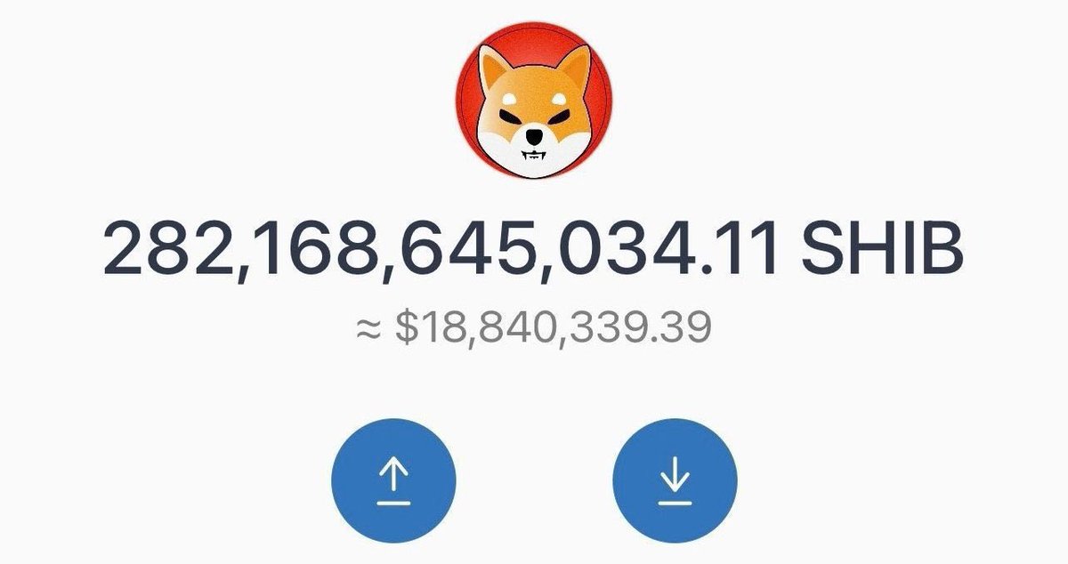 Tomorrow you’ll receive 900,000,000.00

900,000,000.00 in $shib to the first 3000 people who follows and retweets

💵💵💵 retweet my pinned post 🔥